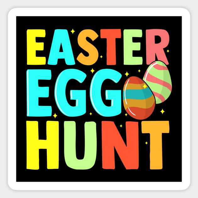 Easter Egg Hunt Kids Girls Funny I Love to Hunt Eggs Sticker by Alinutzi